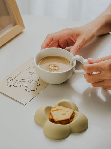 Heart Handle Ceramic Personalized Coffee Cup-HA01268-Veeddydropshipping
