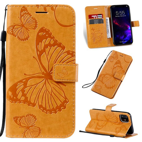 Wallet Flip Butterfly Leather Case For Huawei Honor view 5A 6X 7X-PA00271-Veeddydropshipping
