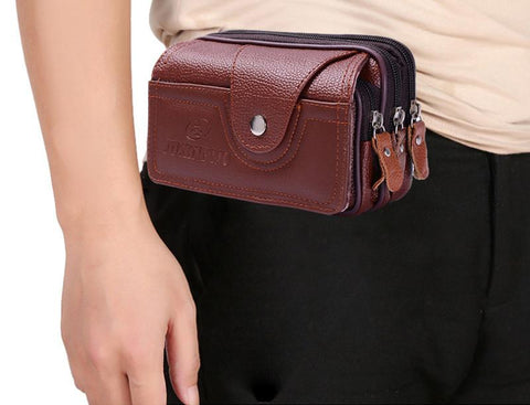 Vintage Waist Pack Multi-function Phone Coin Waist Bag Wearable-BS00100-Veeddydropshipping