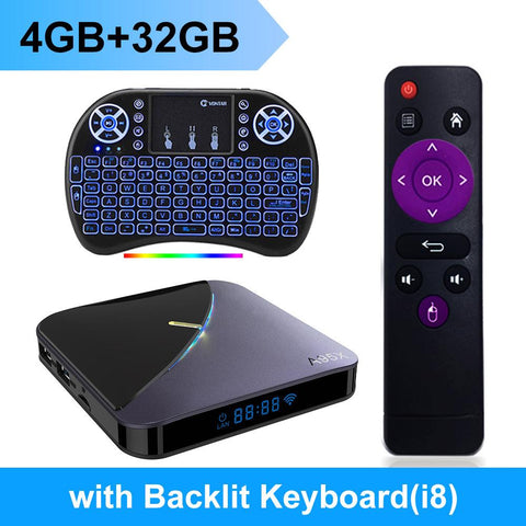 RGB Light Android 11 TV Box A95X F3 Air II 4GB 64GB Dual Wifi 4K 60fps BT5.0 -CE00807-Veeddydropshipping