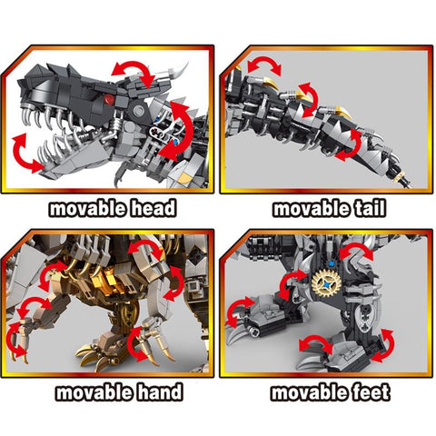 MOC Creative Jurassic Dino World Tyrannosaurus Model Building Kits Bolcks-