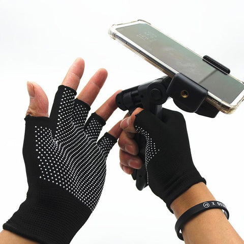 New 1pair MTB Bike Bicycle Gloves Nylon Cycling Gloves Breathable Anti-slip Outdoor -OS01074-Veeddydropshipping