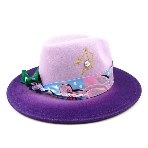 color hat panel adjustable unisex hat Fedora-MF01000-Veeddydropshipping
