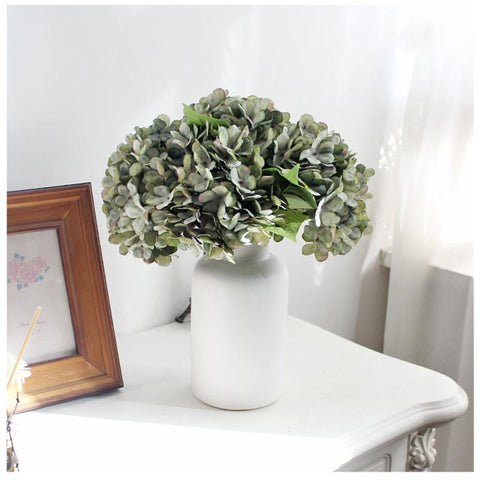 Artificial Flowers Silk Hydrangea Vase Home Decoration-HA00735-Veeddydropshipping