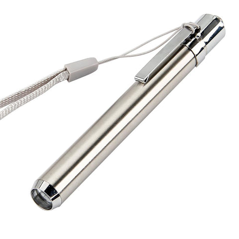 Mini LED Stainless Steel Mini Lamp 395/365 UV Flashlight Torch Ultra Violet Light-TI00788-Veeddydropshipping