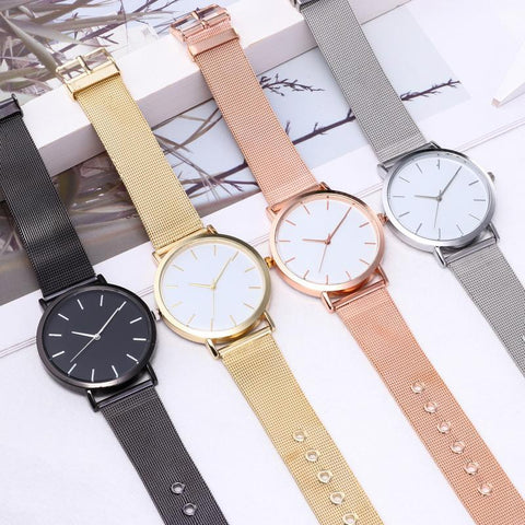 Luxury Rose Gold Watch Ladies Quartz Wrist Watch -JW01097-Veeddydropshipping