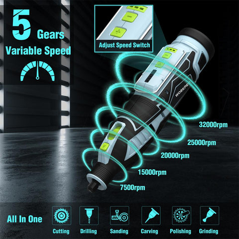 Wireless Rotary Tool with Engraving Accessories-TI00021-Veeddydropshipping