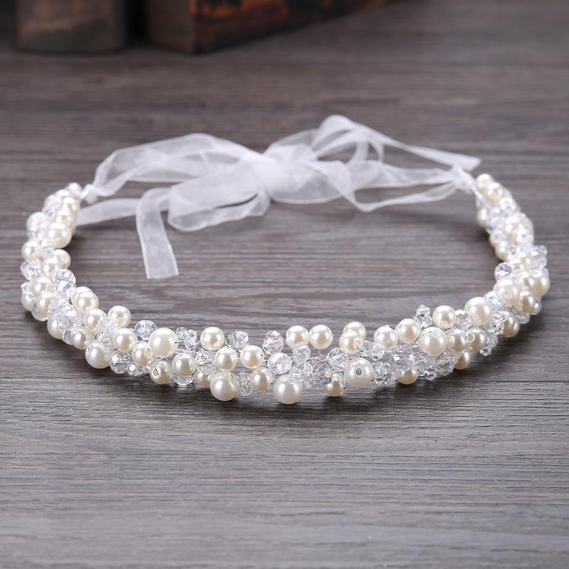 Headbands Rhinestone Beaded Head Piece Head Hair Jewelry -JW00548-Veeddydropshipping