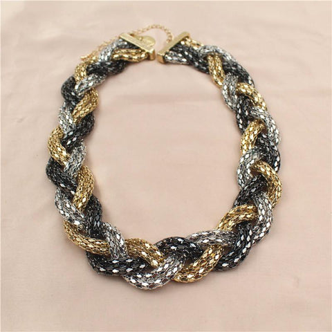 flower necklace character exaggerates rock hip-hop fashion -JW01348--Veeddydropshipping