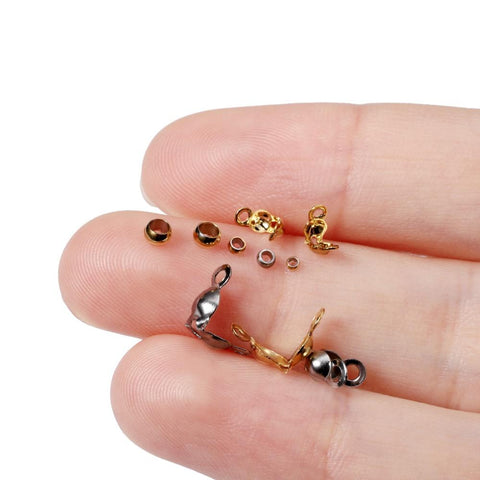 Steel Necklace Chain Beads Findings For DIY Jewelry -JW01593-Veeddydropshipping