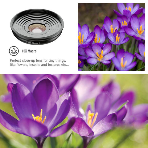 APEXEL 4K Lens Kit 5 in 1 Camera Portrait Wide Macro-PA01220-Veeddydropshipping