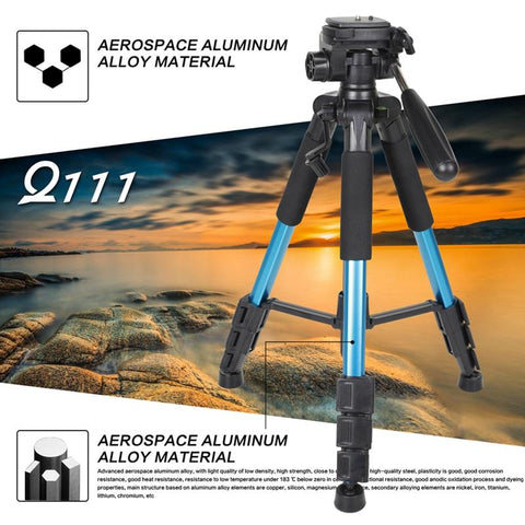 Q111 Professional Portable Travel Aluminum Camera Tripod&amp;Pan Head -CE00319-Veeddydropshipping