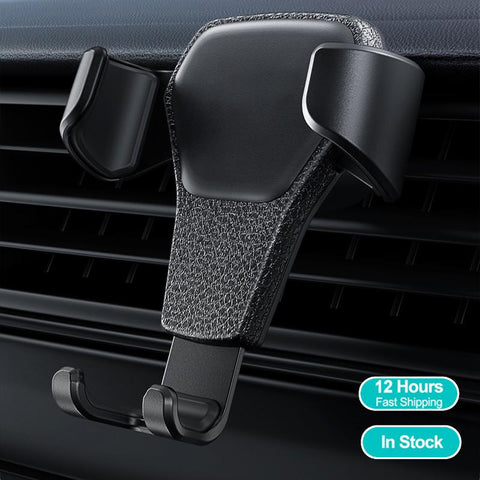 Gravity Car Holder For Phone Air Vent Clip Mount Mobile Cell Stand Smartphone GPS Support-PA00005-Veeddydropshipping