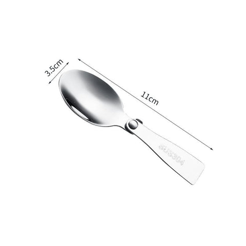 Tableware Outdoor Portable Three-Fold Spoon Fork Travel-OS01259-Veeddydropshipping