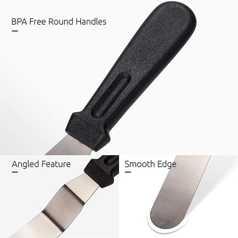 Handle Spatula Angled Cake Decorating Tool-HA01236-Veeddydropshipping