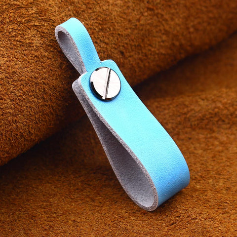 Genuine Leather Tow Straps Material Smooth Surface Car Key-AM01425-Veeddydropshipping