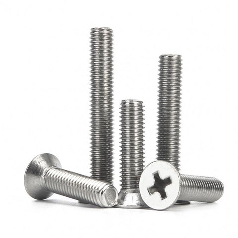 Phillips Flat Countersunk Head Screw Bolt-TI00593-Veeddydropshipping