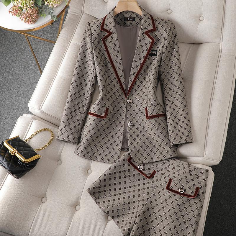 Formal Ladies Blazer Women Business Suits-WF00349-Veeddydropshipping