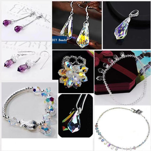 Luxury Beads Teardrop Pear Shape Crystal Glass for  Jewelry Making-JW01642-Veeddydropshipping