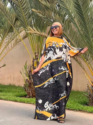 Fashion Dashiki Women Long Dress-WF01534-Veeddydropshipping