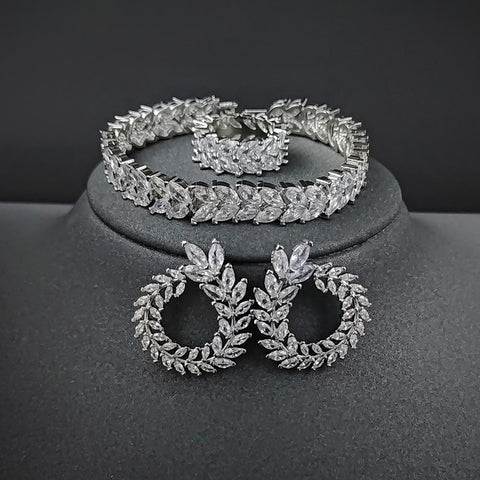 Pack Luxury Marquise  Brida Lady Anniversary Gift Jewelry  -JW00388-Veeddydropshipping