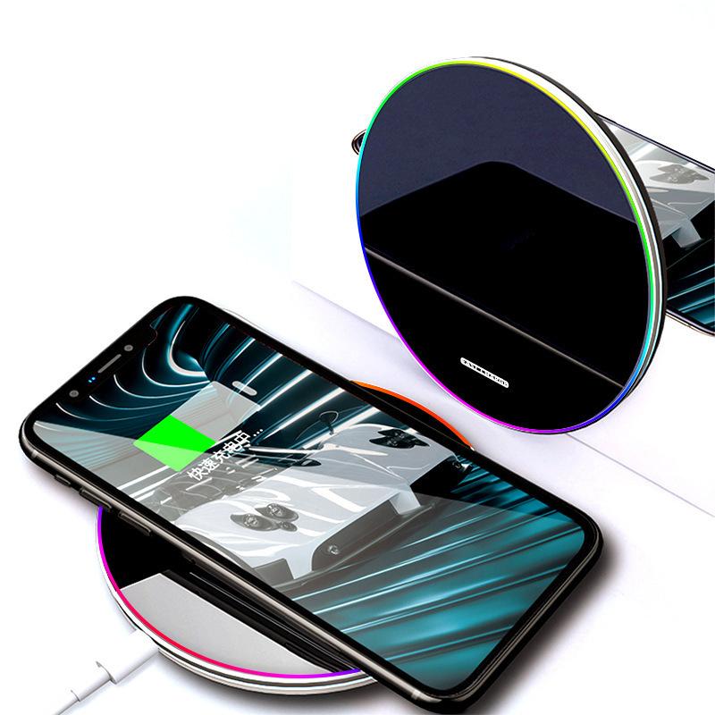 New Desktop Wireless Charging Mobile Phone Wireless Charger for iPhone Android-PA01042-Veeddydropshipping