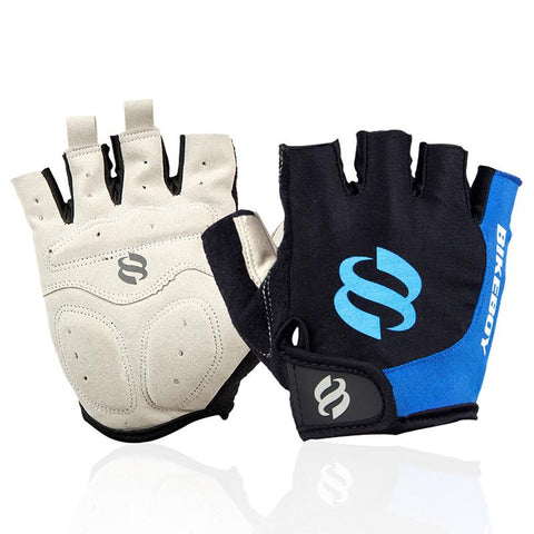 1Pair Gel Half Finger Cycling Gloves Anti-Slip Anti-Sweat Bicycle Gloves Anti-OS01212-Veeddydropshipping