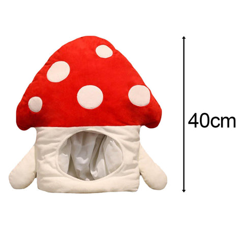 Novelty Costume Headgear Cosplay Headband Beanie Winter Hat Mushroom-Veeddydropshipping-1
