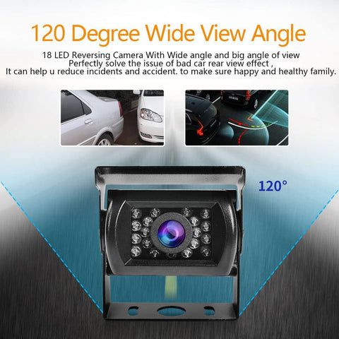 Waterproof 18 LED Car Rear View Camera Reversing Parking Backup Camera-AM00724-Veeddydropshipping