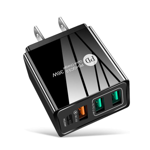 Quick Charge 3.0 USB Charger Wall Fast Charging For iPhone Samsung Xiaomi Huawei OPPO EU/US-PA00391-Veeddydropshipping