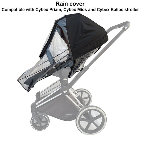 Stroller Rain Cover Compatible With Cybex Priam &amp; Mios &amp; Balios Stroller-TB00403-Veeddydropshipping
