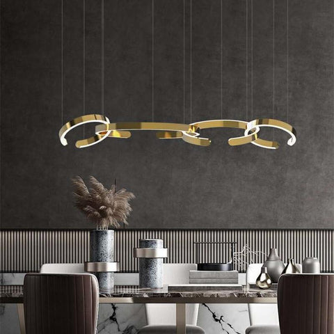 Modern C Ring Led Pendant Lamp Dimmable-TI00317-Veeddydropshipping