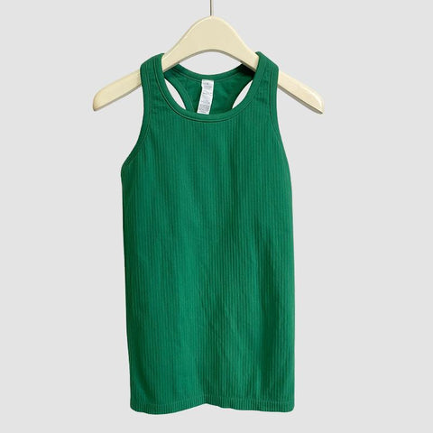 Fitness Crop Tops Built in Bra Yoga Sleeveless Vest Solid-OS01466-Veeddydropshipping