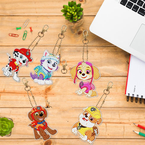 DIY Diamond Painting Keychain Eiffel Tower Keyring-HA00117-Veeddydropshipp