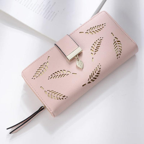 multi-card position creative hollow leaf mobile phone-BS00642-Veeddydropshipping