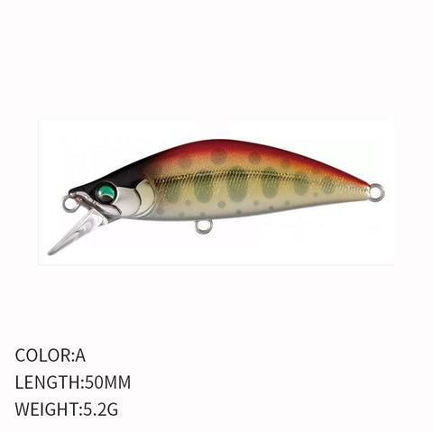 1pcs Fishing 5cm 5.2g Swimbaits Bass Big Fish Crankbaits Fishing Lure Floating Wobblers -OS00392-Veeddydropshipping