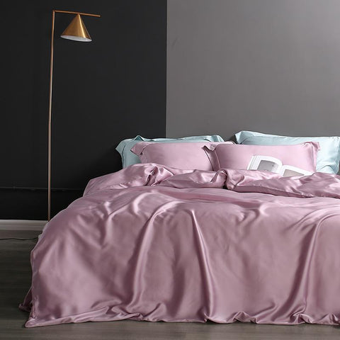 Luxury Bedding Set Silk Healthy Duvet Cover Set-HA00393-Veeddydropshipping