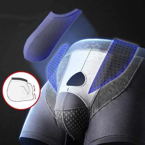 Up Boxer Shorts Man Panties Magnetic Ice Silk Bullet Separation-MF01479-Veeddydropshipping
