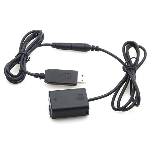 Np-Fw50 Dummy Battery W/Dc Power Bank (5V 2A) Usb Adapter For Sony-CE00494-Veeddydropshipping