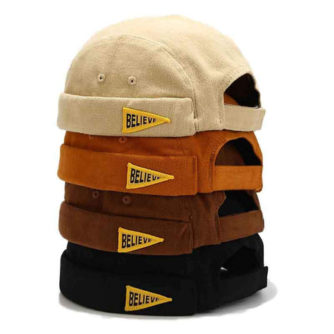 Cap Loop Top Male Female Skullies Docker Hats-MF00979-Veeddydropshipping