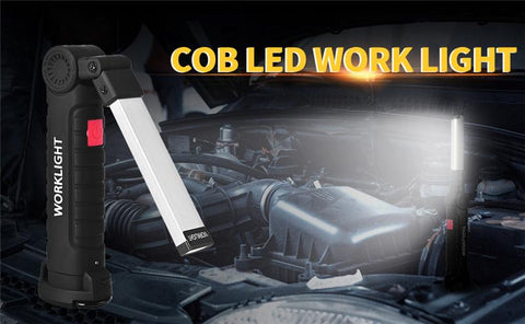 Rechargeable Work Lights LED Work Light Hanging Hook 5 Modes Magnetic USB-TI00769-Veeddydropshipping