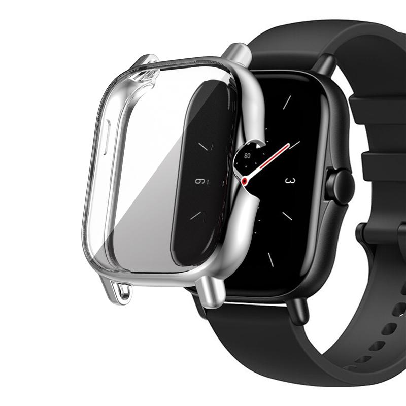 TPU Protective Cover For Amazfit GTS 2/GTS 3/GTS 4 Screen Protector Case -CE00533-Veeddydropshipping
