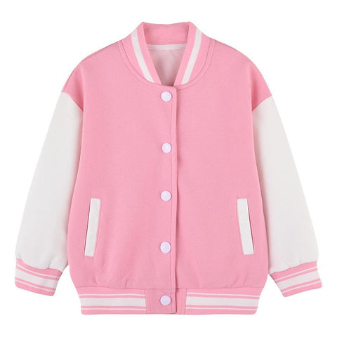 Boys Girls Baseball Uniform Coat Children Winter Clothes-Veeddydropshipping