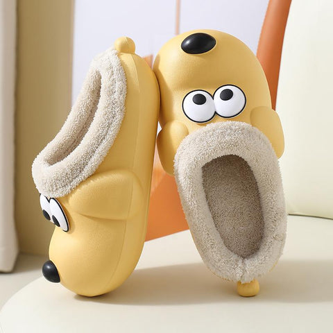 Warm Slippers Soft Waterproof EVA Plush Slippers Men-BS01136-Veeddydropshipping