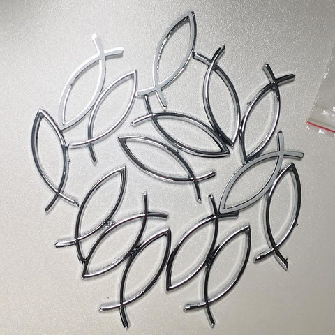 plastic For Universal Emblem Badge Decal Christian Truck-AM00823-Veeddydropshipping