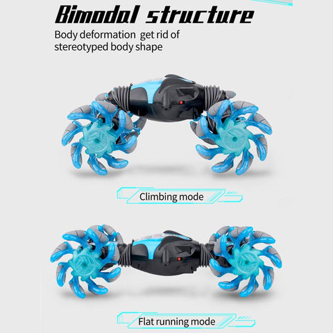 ZWN 1:12 / 1:16 4WD RC Car Radio Gesture Induction Music Light Stunt-TB01428-Veeddydropshipping