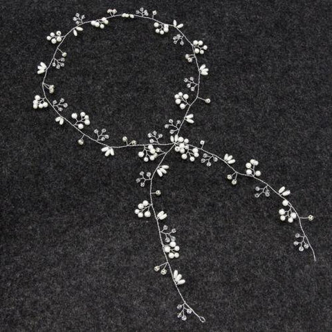Wedding Hair Vine Crystal Bridal Accessories-WF01092-Veeddydropshipping
