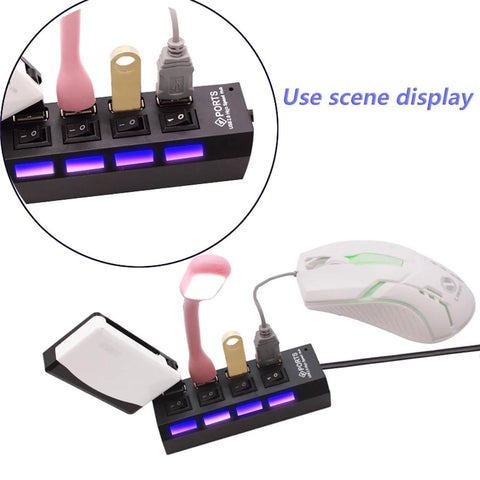 switch extension hub 7-port USB2.0 hub Computer USB extension hub one drag-CE00163-Veeddydropshipping