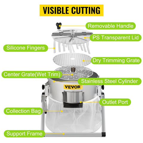 Sharp Stainless Steel Blades Hand Pruner Cut-TI00076-Veeddydropshipping