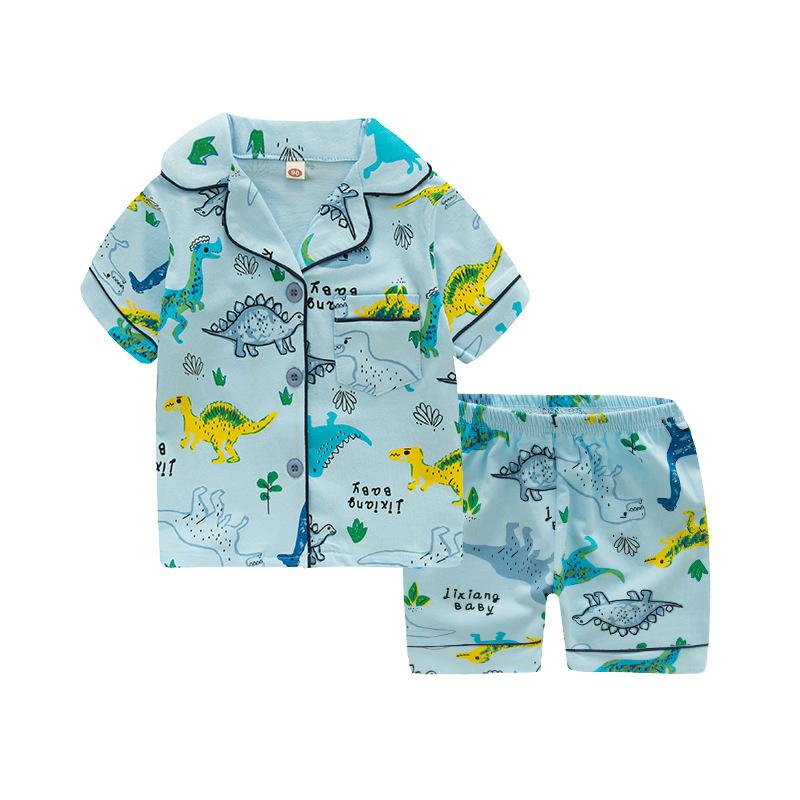 SAILEROAD Cartoon Animals Pajamas For Boys Dinosaurs-TB01090-Veeddydropshipping